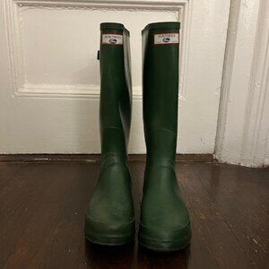 Hunter Classic Green Tall Wellies Made in Scotland